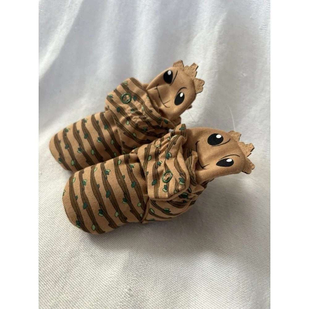 NEW Marvel Groot Infant Snap Bootie Size 3-6 Months Ro+ Me By Robeez Baby Shoes